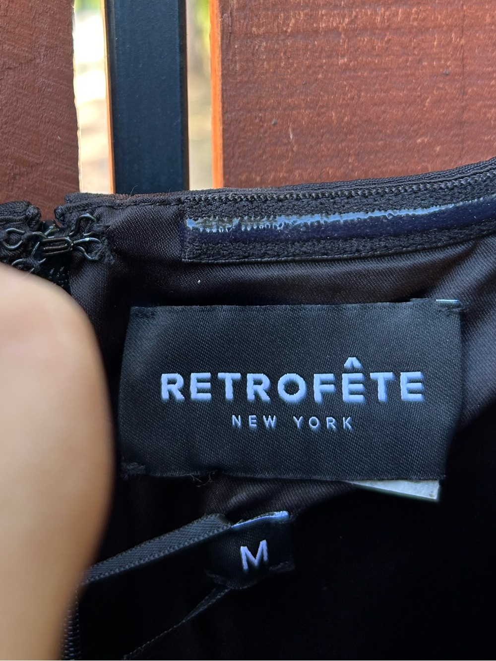 Retrofete Luna Bustier Strapless Bodycon Black Maxi Dress Size Medium NWT - Picture 5 of 10
